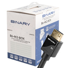 Binary B6 Series 4K Ultra HD Premium Certified High Speed HDMI Cable with GripTek Box of 20 | 1.5m (5 ft)