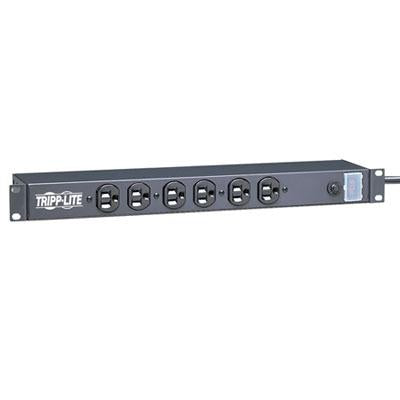 Tripp Lite by Eaton 14-Outlet Economy Network Server Surge Protector 15 ft. (4.57 m) Cord 3000 Joules 1U Rack-Mount