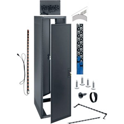 Middle Atlantic ERK 44RU AV Floor Standing Rack - Pre-Configured for Pro AV - 25in Depth F