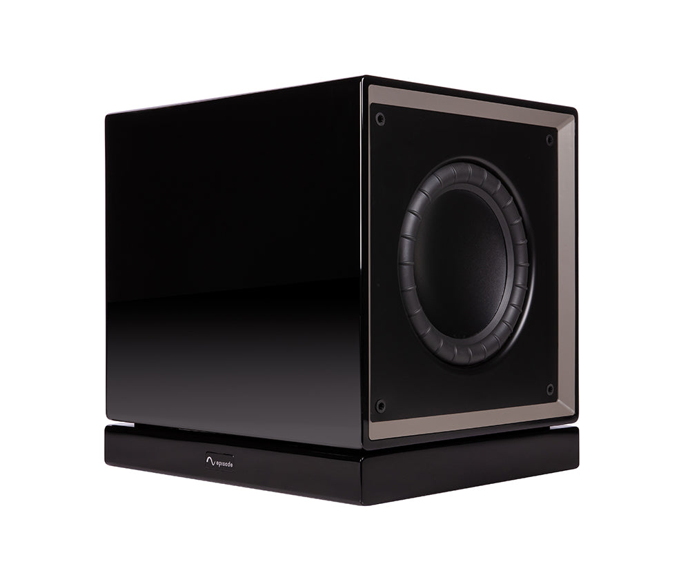 Episode MEGA D-Series 10 inch dual sealed powered subwoofer, black