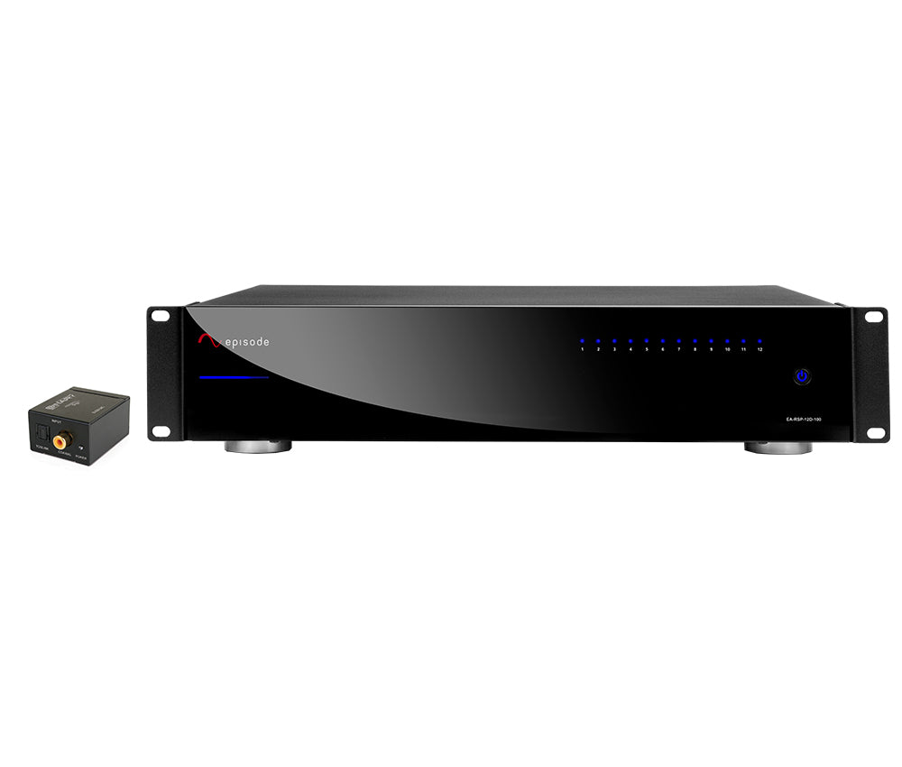 Episode 100Wx12 Response Amp and Binary Digital to Analog Audio Converter Kit