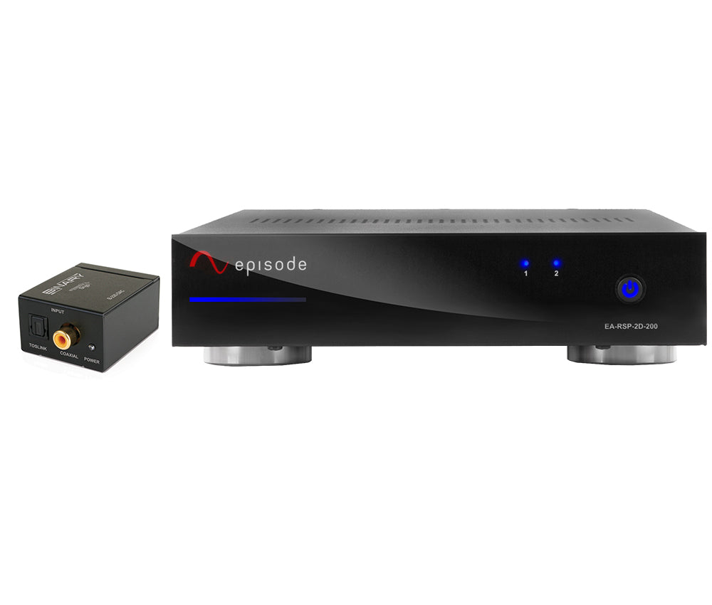 Episode 200Wx2 Response Amp and Binary Digital to Analog Audio Converter Kit