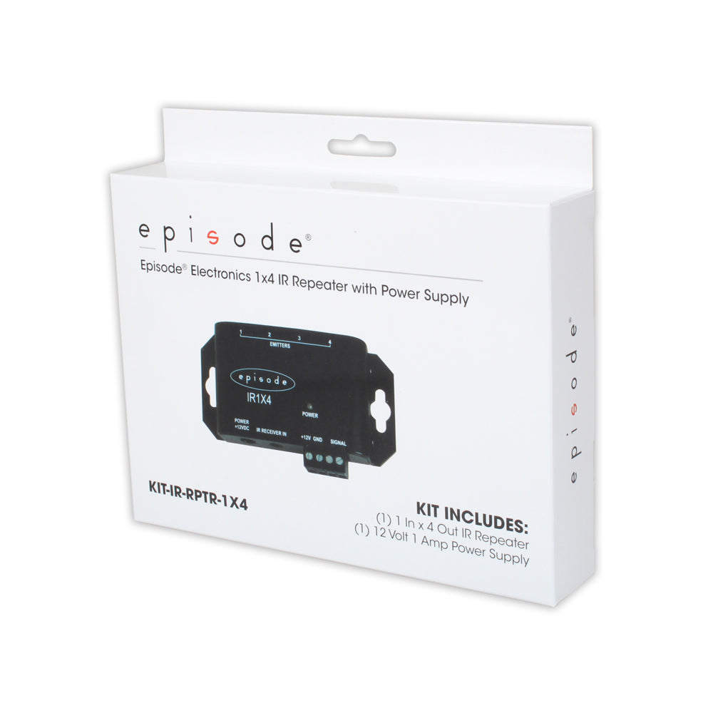 Episode Electronics 1x4 IR Repeater with Power Supply - Kit