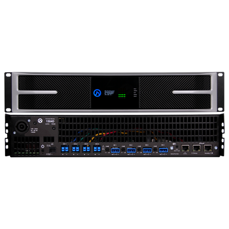 LEA Network Connect Series 1504 Dante Connect Power Amplifier | 4-Channel x 1500W