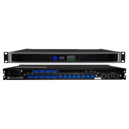 LEA Dante Connect Series 168D Power Amplifier | 8-Channel x 160W