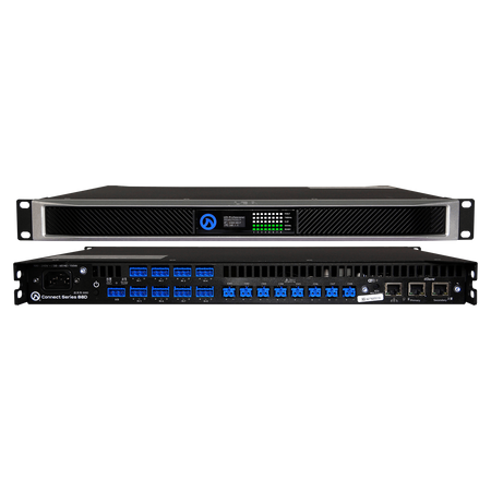 LEA Dante Connect Series 88D Power Amplifier | 8-Channel x 80W