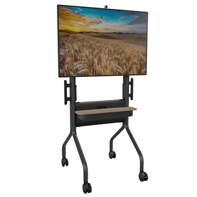 Chief Voyager Manual Height Adjustable AV Mobile Cart for 50-85 inch Displays