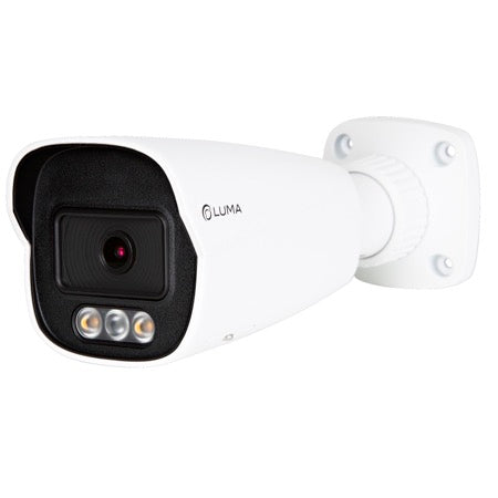 Luma Surveillance 520 Series 5MP 24/7 Color Bullet IP Outdoor Camera | White