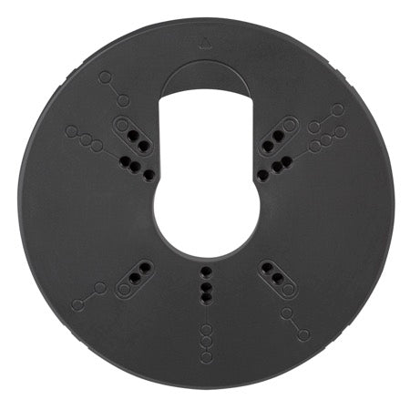 Luma Surveillance Gang Plate for Electric Gang Box (5 Pack) | Black