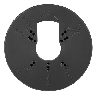 Luma Surveillance Gang Plate for Electric Gang Box (5 Pack) | Black