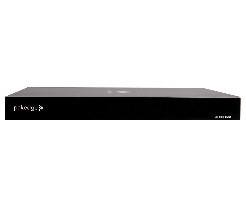Pakedge MS Series L3 Managed Gigabit Switch with 10G SFP+, Partial PoE+ | 44 (24 PoE) + 4 Rear Ports