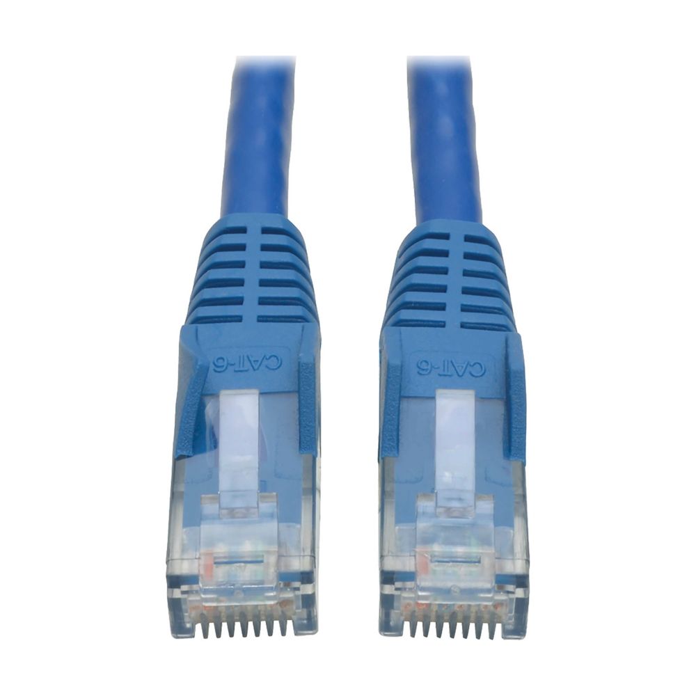 Tripp Lite by Eaton Cat6 snagless molded patch cable, blue, 7 ft