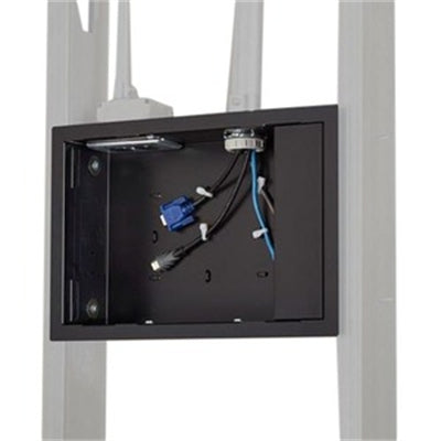 Chief Proximity In-Wall Storage Box with Flange - Black