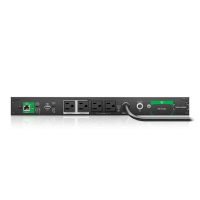 APC Smart-UPS, Line Interactive, 500VA, Lithium-ion, Rackmount 1U, 120V, 4x NEMA 5-15R outlets, SmartConnect Port, Short Depth