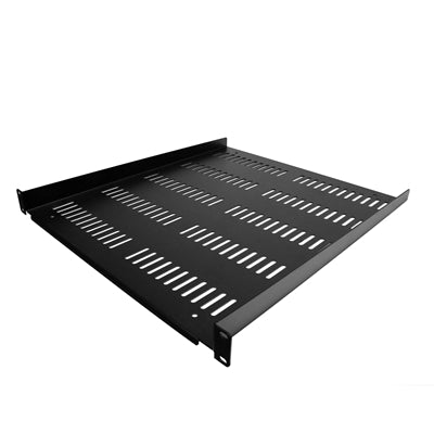 StarTech 1U Vented Server Rack Cabinet Shelf - Fixed 20" Deep Cantilever Rackmount Tray fo