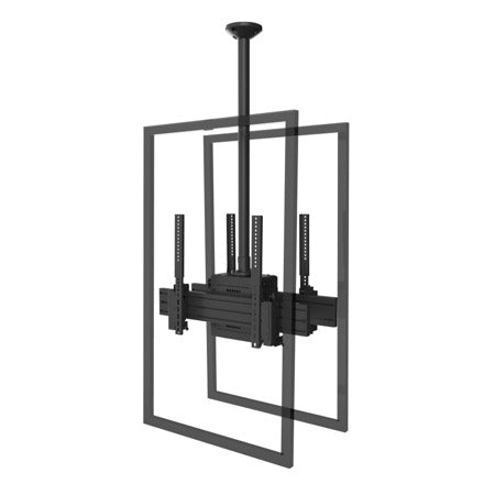 Strong Carbon Series Dual Sided Portrait Ceiling Mount - Medium - 40"-55”
