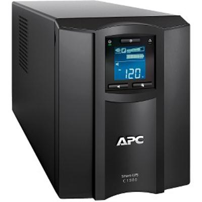 APC Smart-UPS C, Line Interactive, 1440VA, Tower, 120V, 8x NEMA 5-15R outlets, SmartConnect port, USB and Serial communication, AVR, Graphic LCD