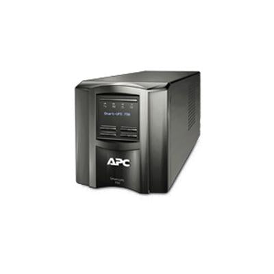 APC Smart-UPS, Line Interactive, 750VA, Tower, 120V, 6x NEMA 5-15R outlets, SmartConnect Port+SmartSlot, AVR, LCD