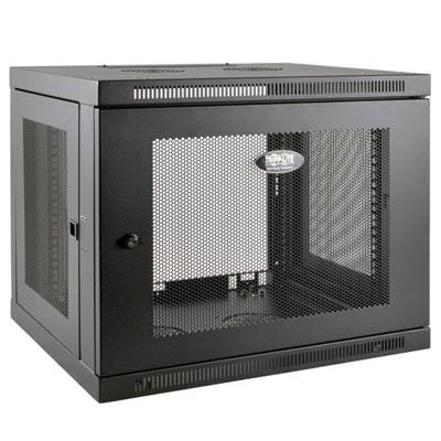 Tripp Lite by Eaton SmartRack 9U Low-Profile Switch-Depth-Plus Wall-Mount Mini Rack Enclosure