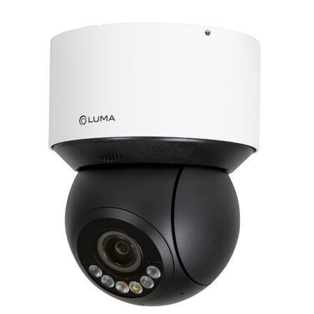 Luma X20 4MP IP PTZ Camera With 4X Optical Zoom and Active Deterrence - White