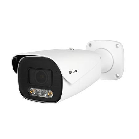 Luma Surveillance 820 Series 4K Hybrid IP Camera with Motorized Varifocal Lens - Bullet | White