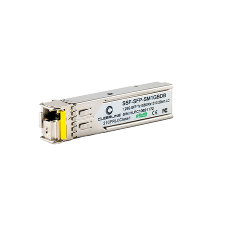 Cleerline LC SM Bi-Directional SFP Tranceiver