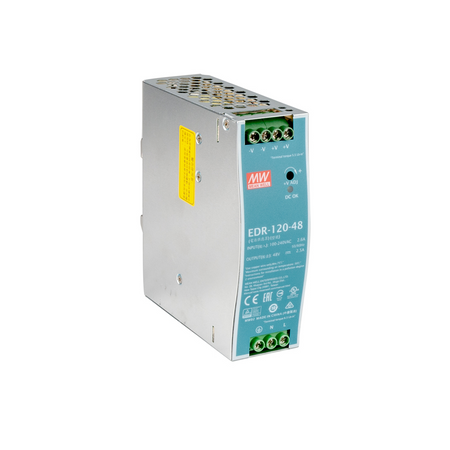 Cleerline AC 88-132V Input to DC 48V 120W Industrial Power Supply