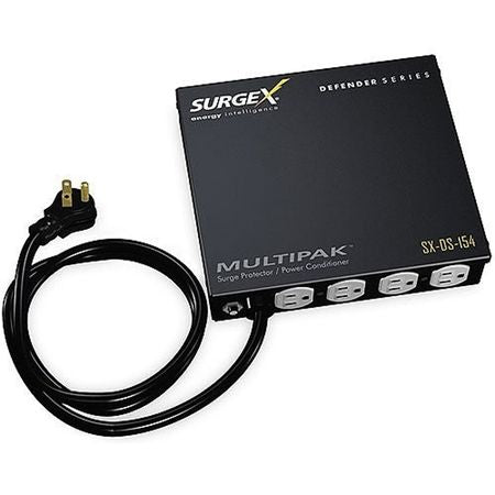 SurgeX SX-DS-154 MultiPak 4-Outlet Surge Protector and Power Conditioner