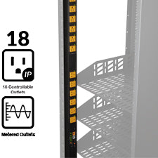 WattBox IP Vertical Power Strip & Conditioner | 18 Individually Controlled & Metered Outlets