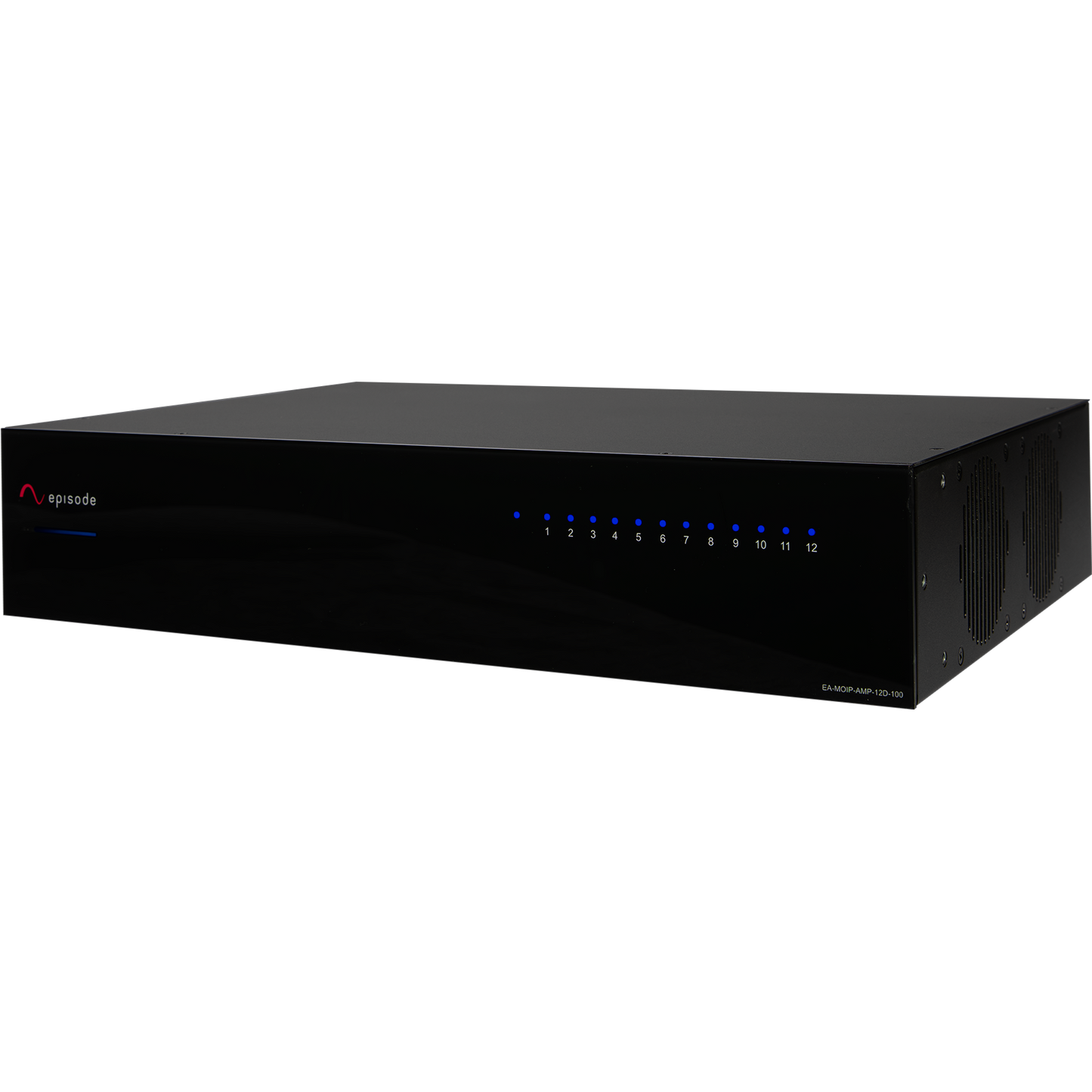 Episode 12-Channel/6-Zone 100W Amplifier DSP-Configurable with MoIP Streaming Capability Built-In