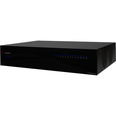 Episode 12-Channel/6-Zone 100W Amplifier DSP-Configurable with MoIP Streaming Capability Built-In